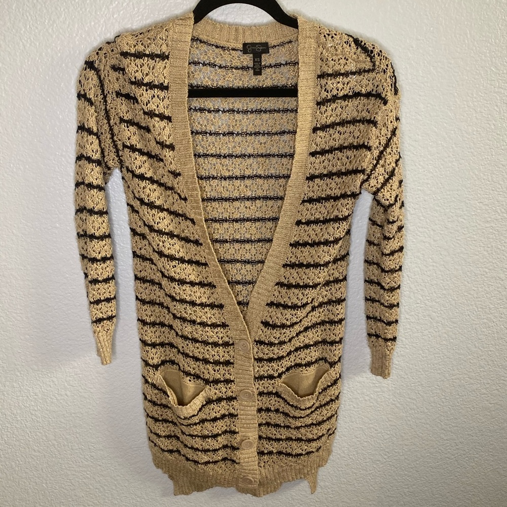 Striped cardigan